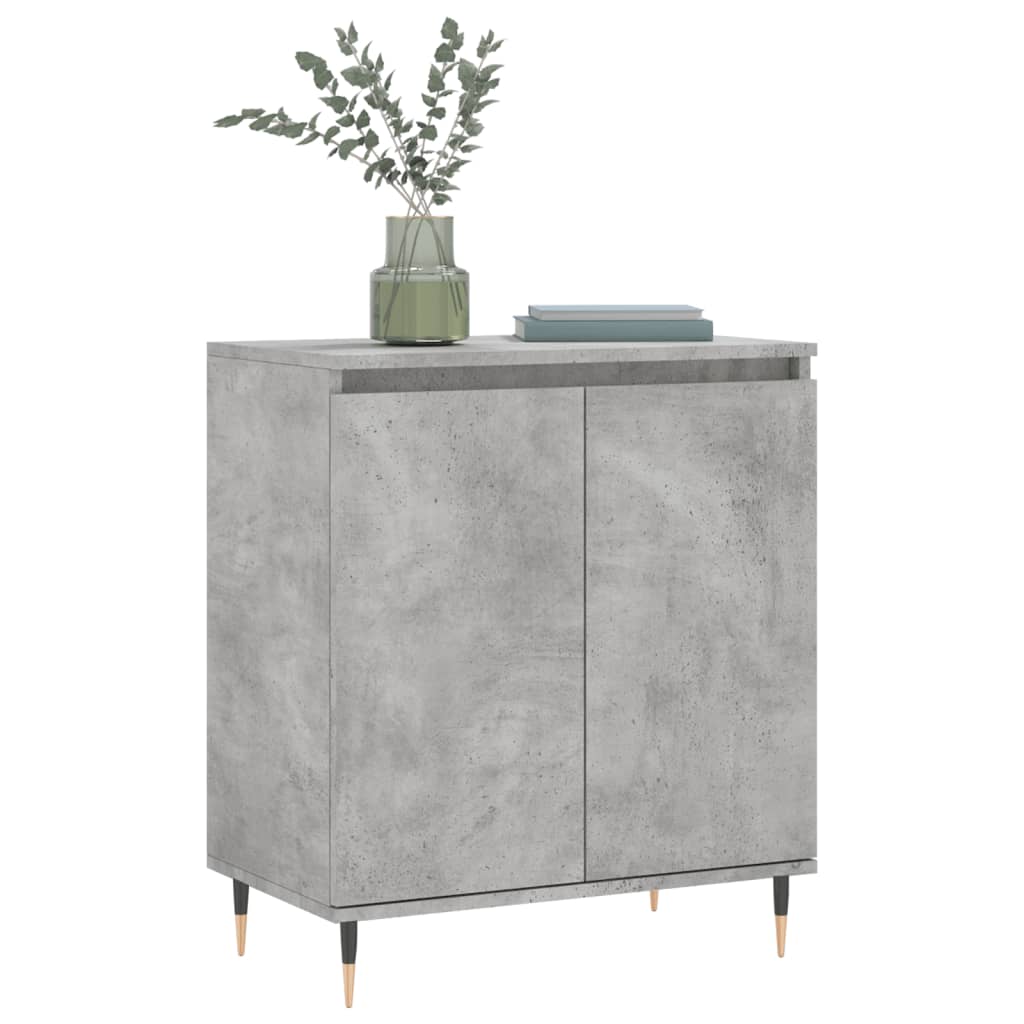Sideboard Betongrau 60x35x70 cm Holzwerkstoff
